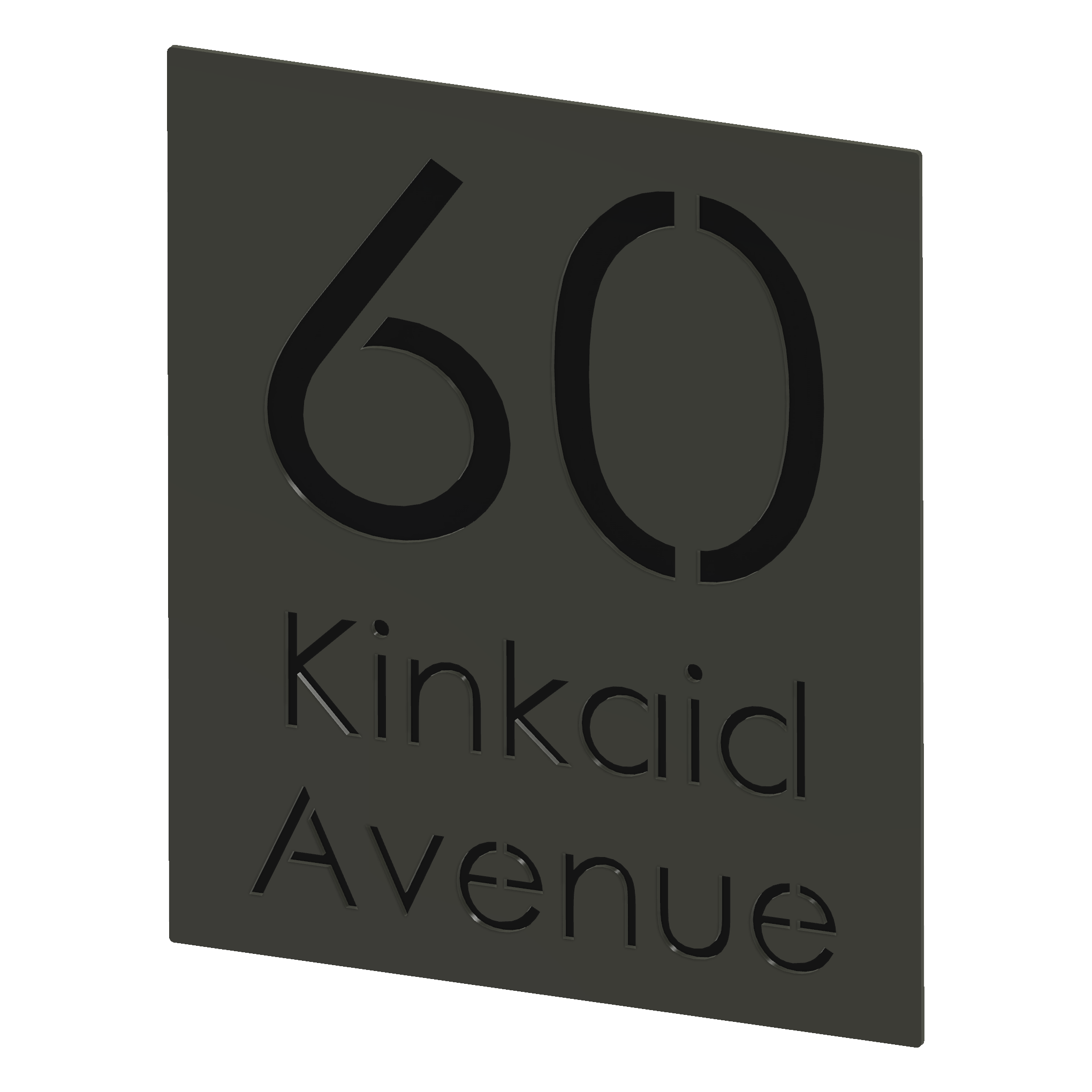 Custom Signage Plate