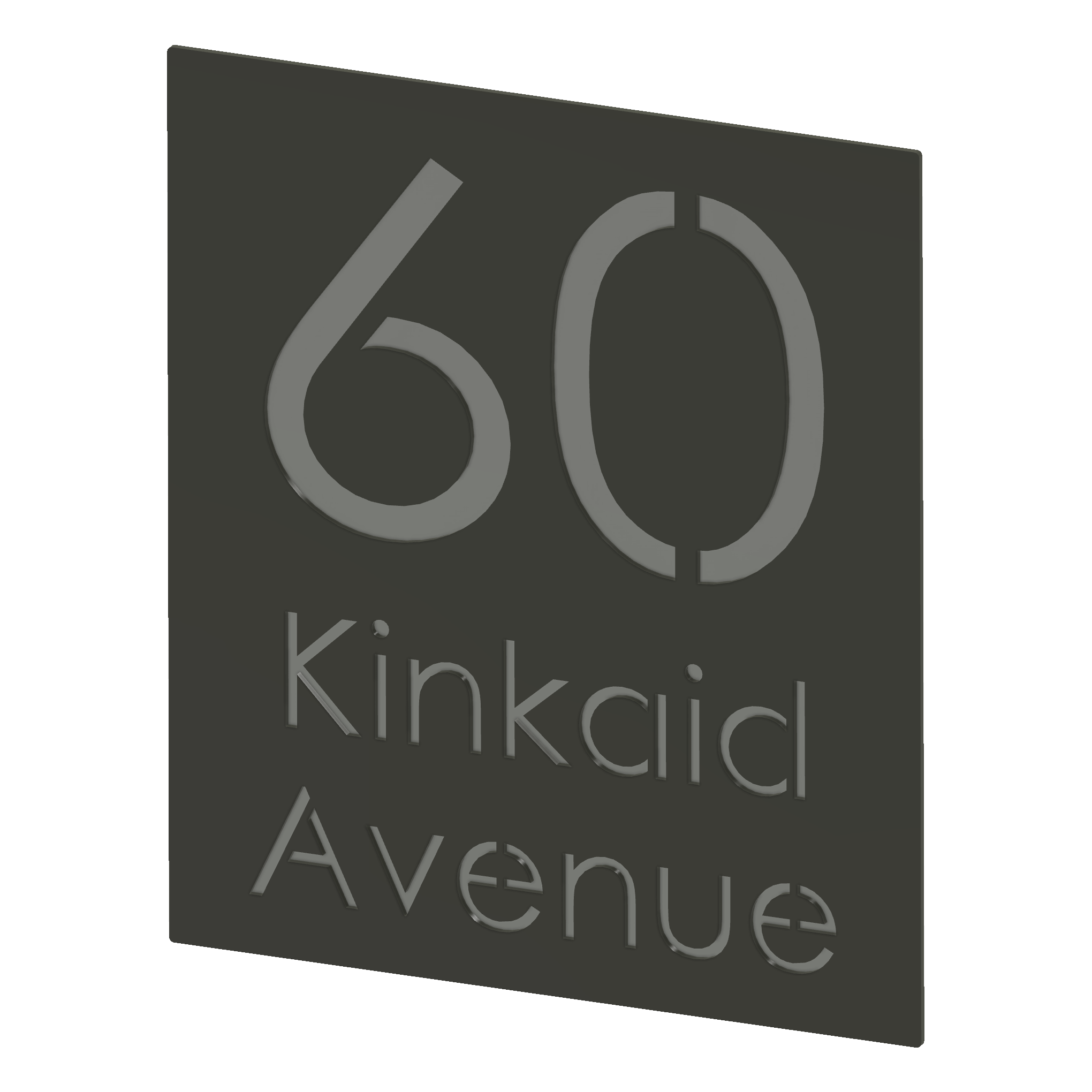 Custom Signage Plate