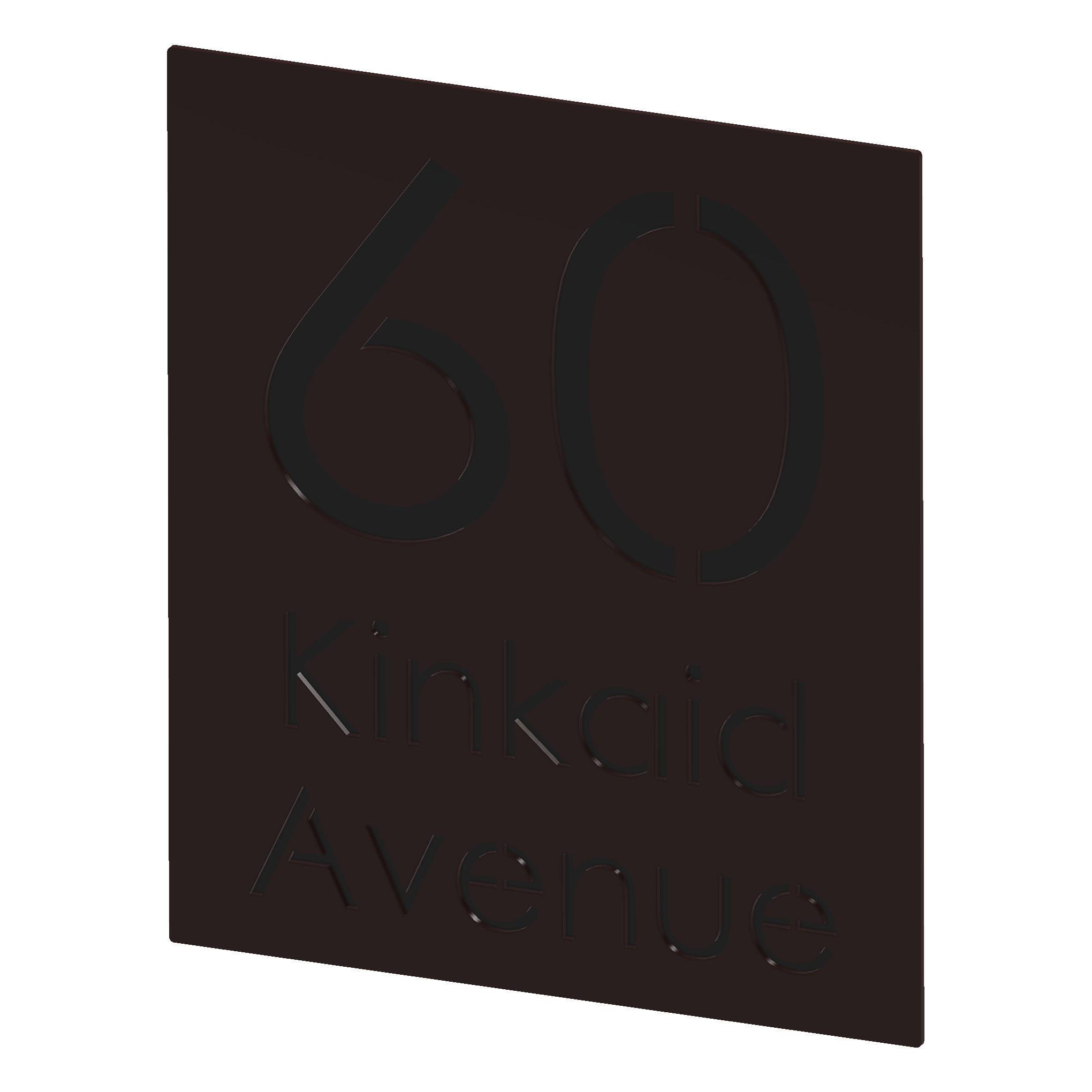 Custom Signage Plate