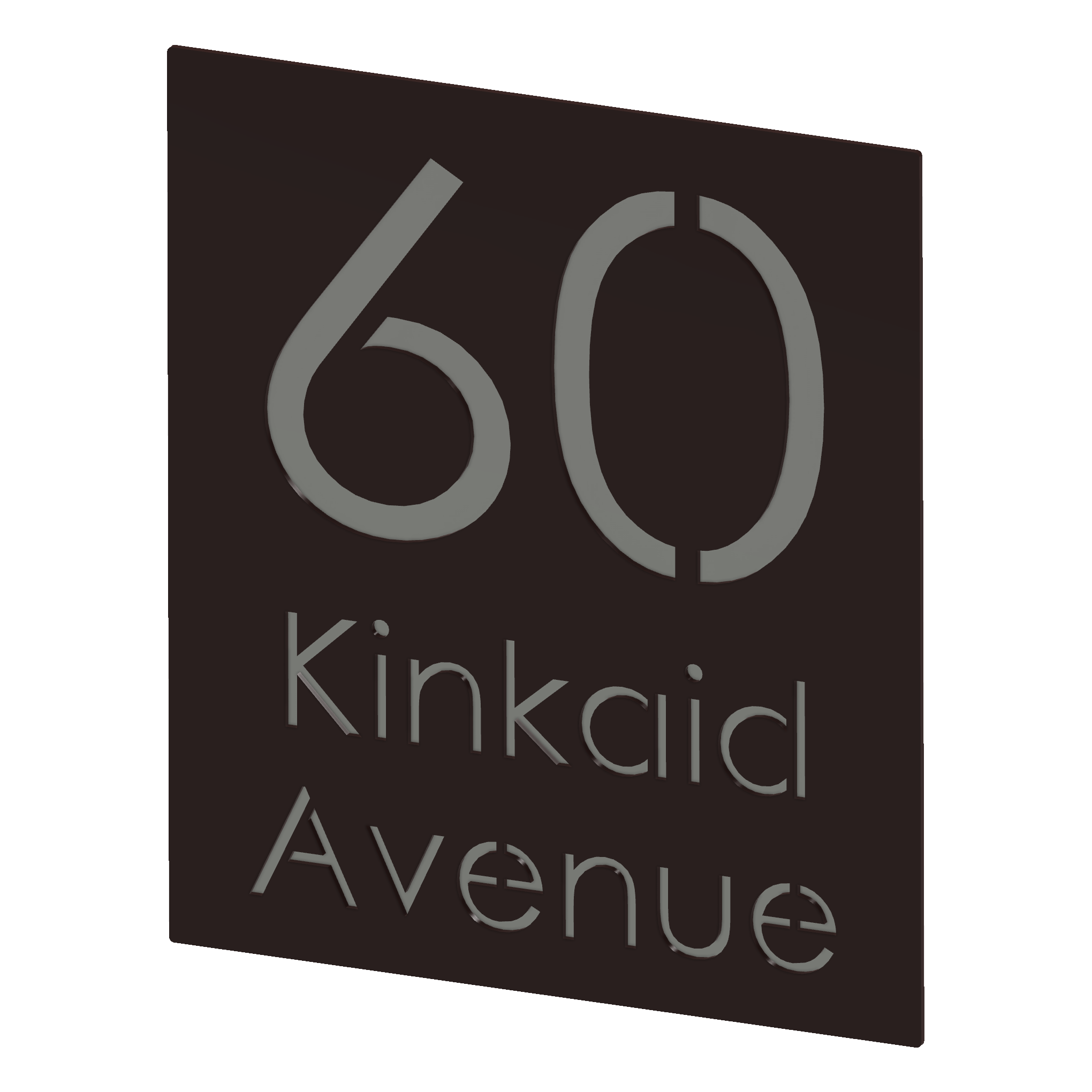 Custom Signage Plate