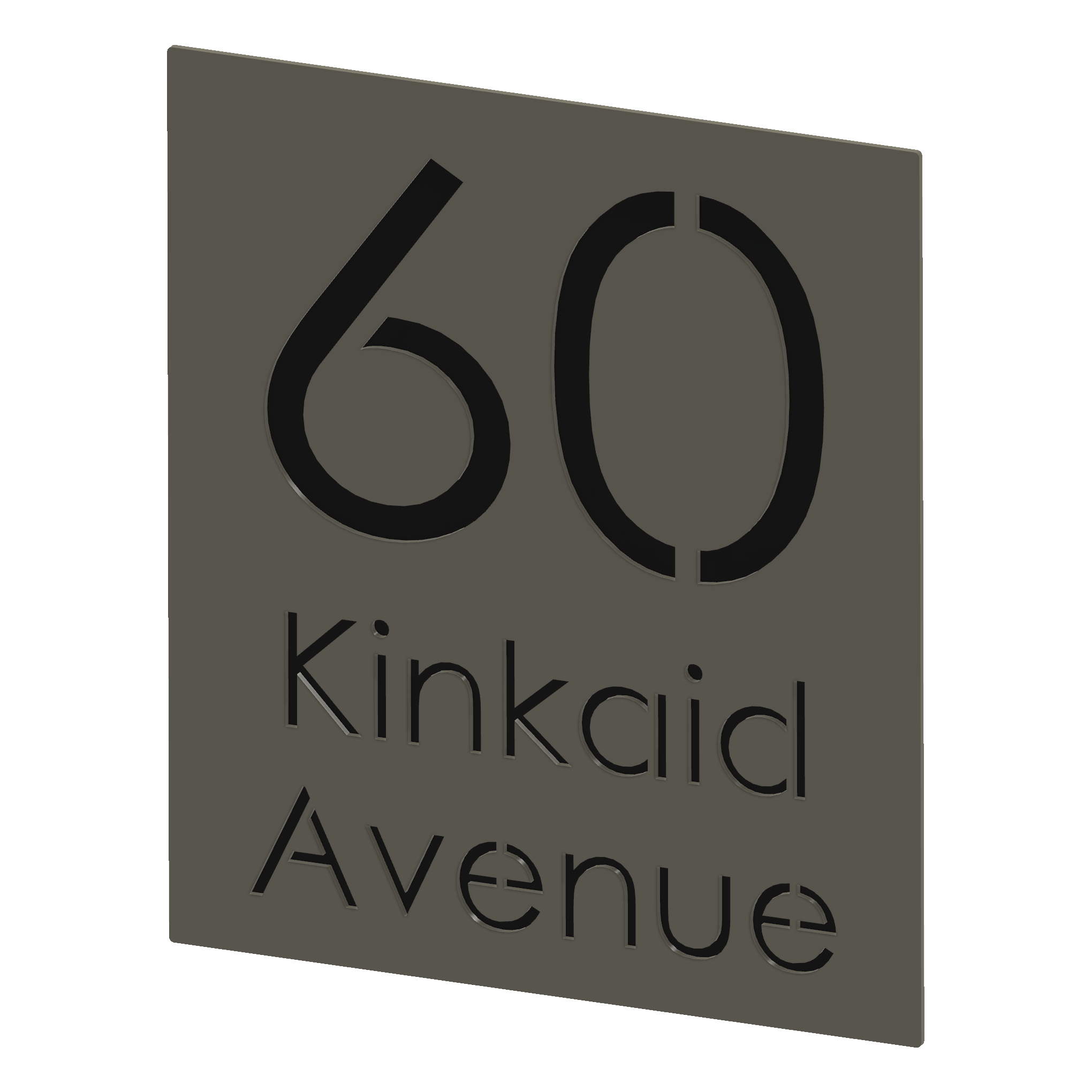 Custom Signage Plate