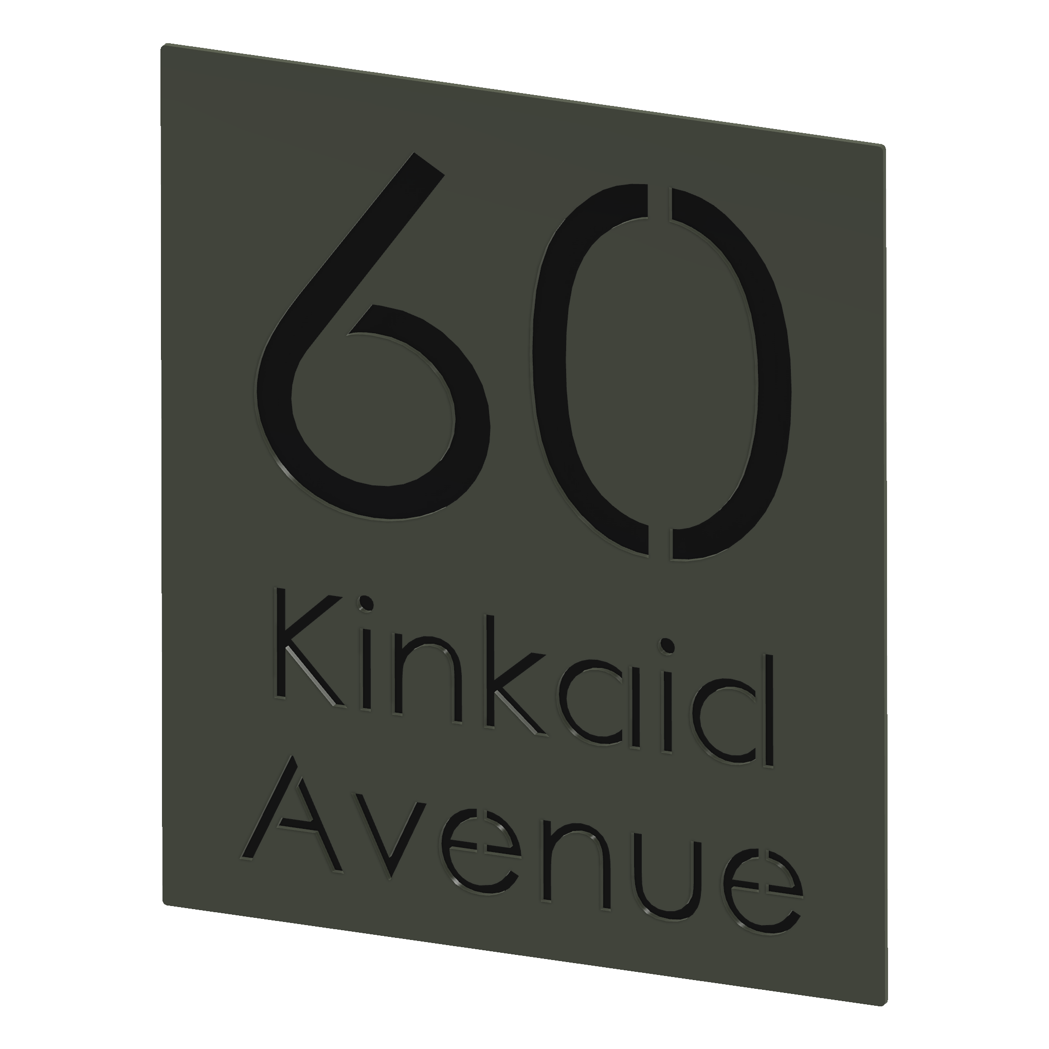 Custom Signage Plate