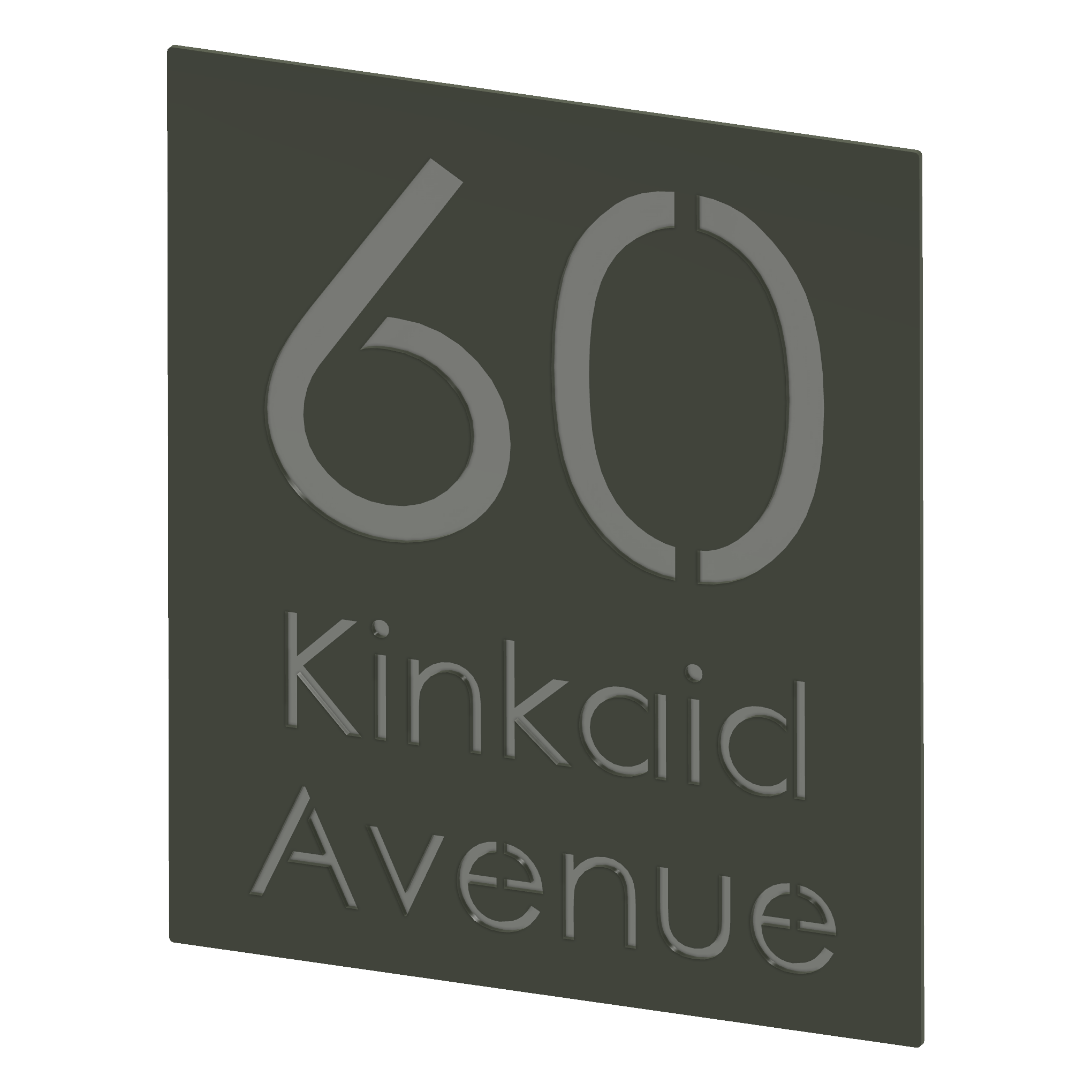 Custom Signage Plate