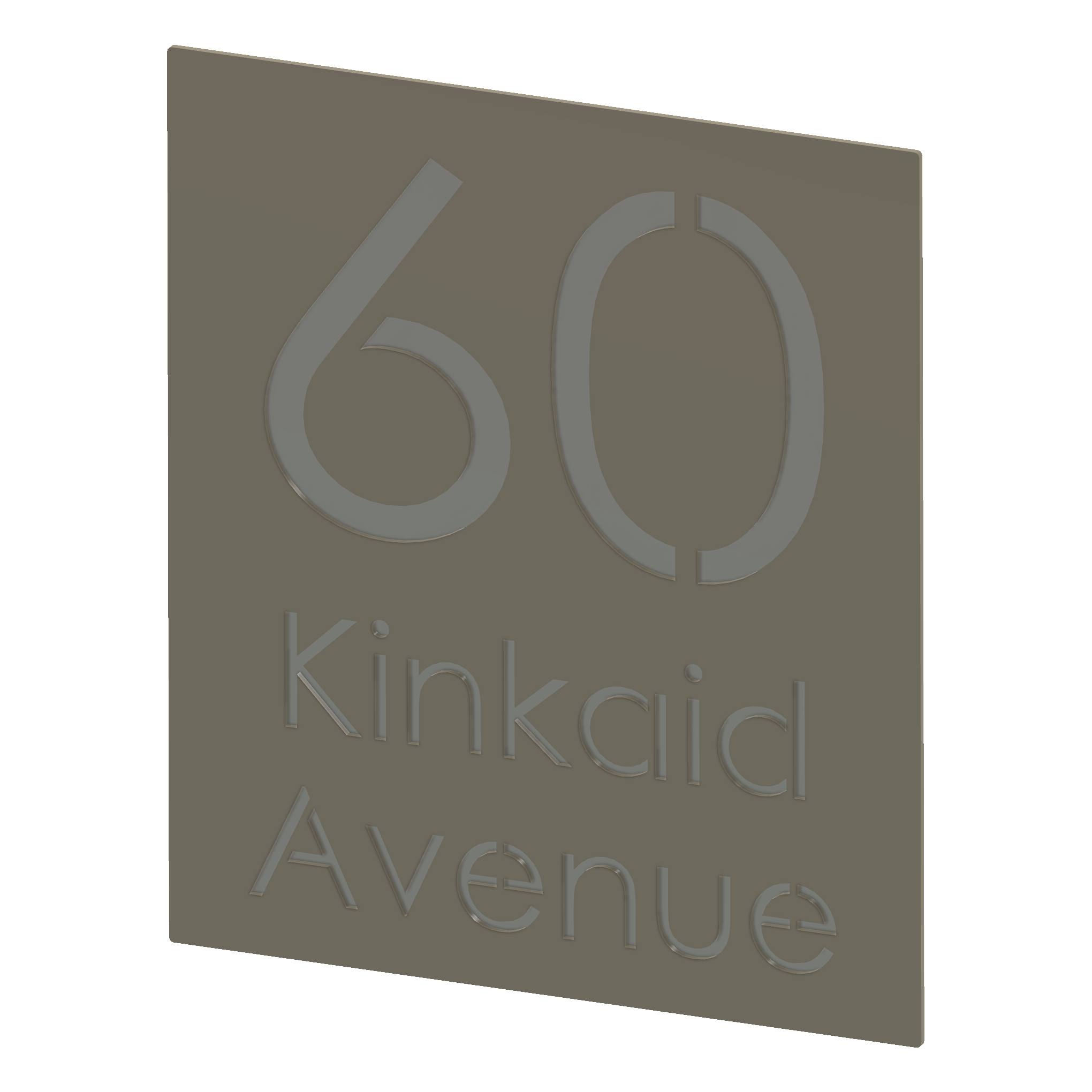 Custom Signage Plate