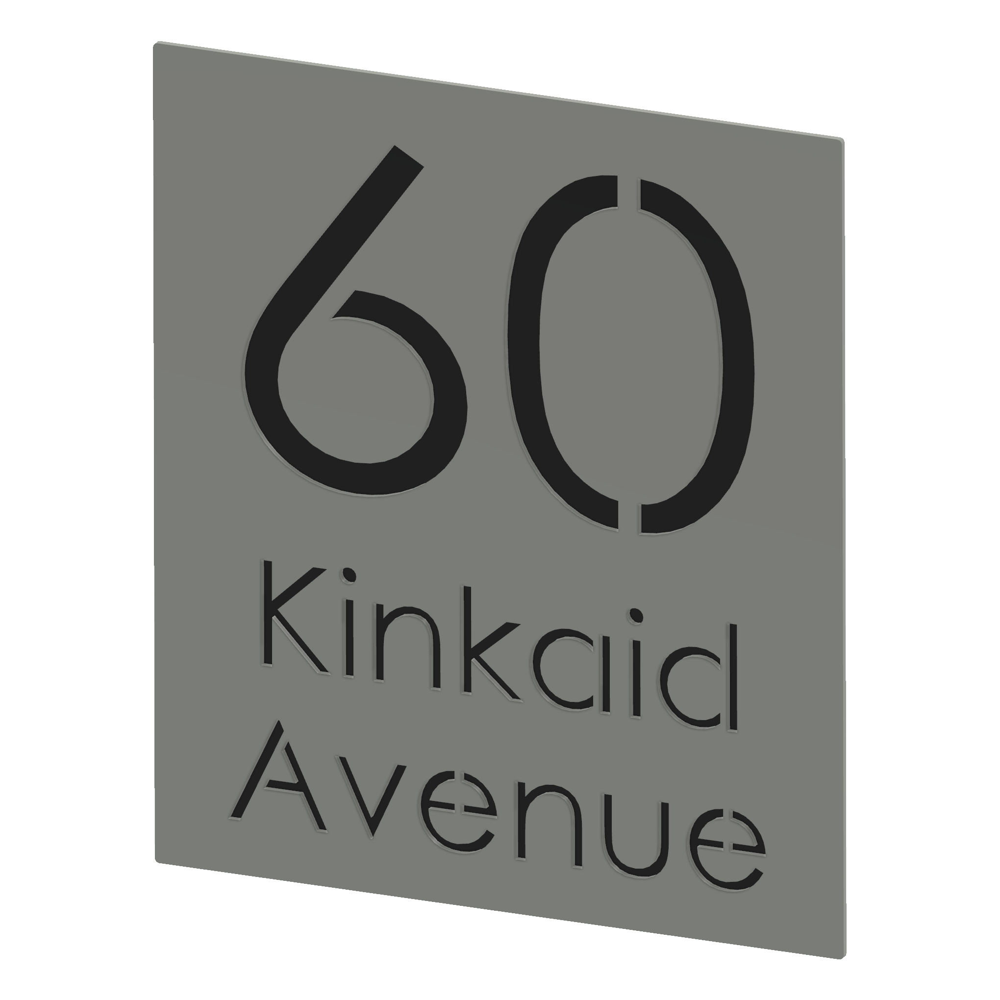 Custom Signage Plate