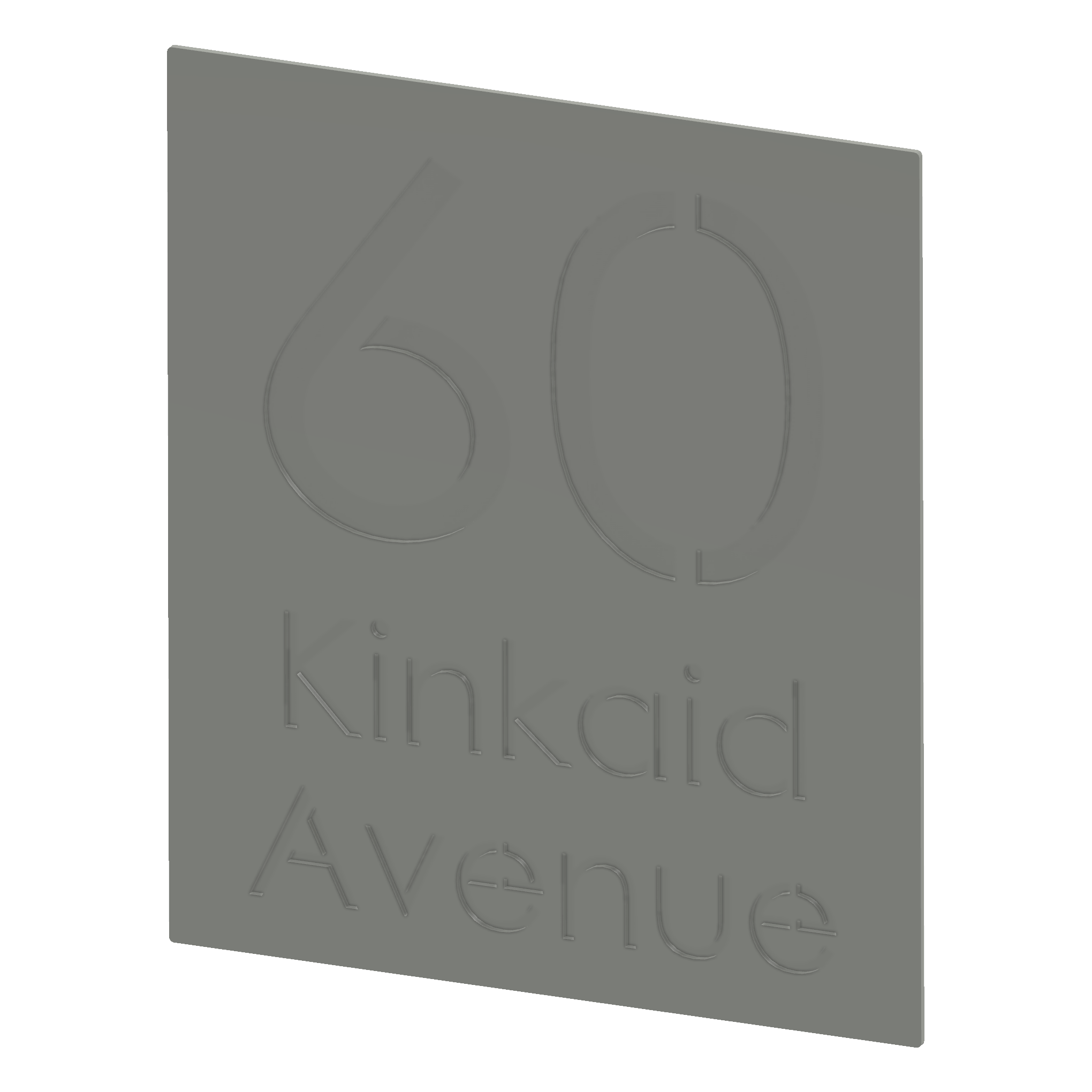 Custom Signage Plate