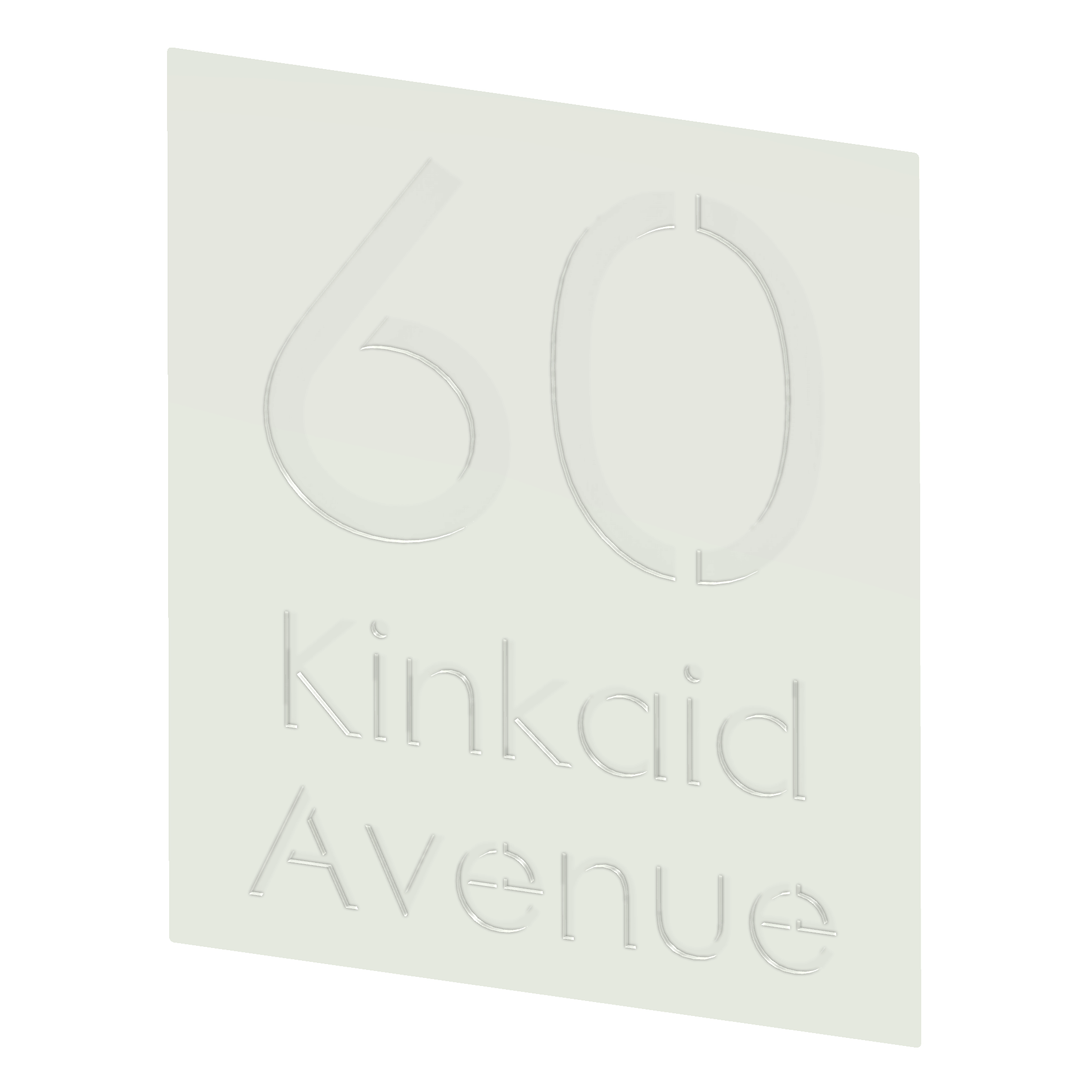 Custom Signage Plate