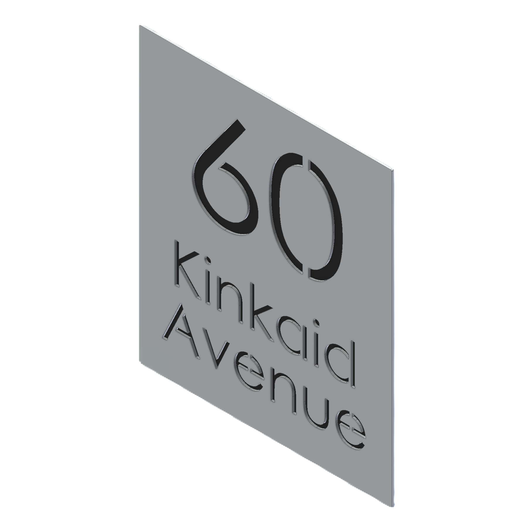 Custom Signage Plate