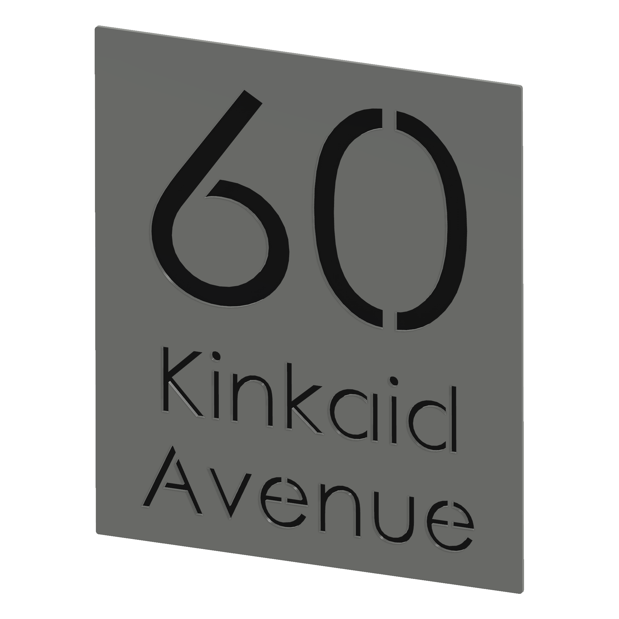 Custom Signage Plate