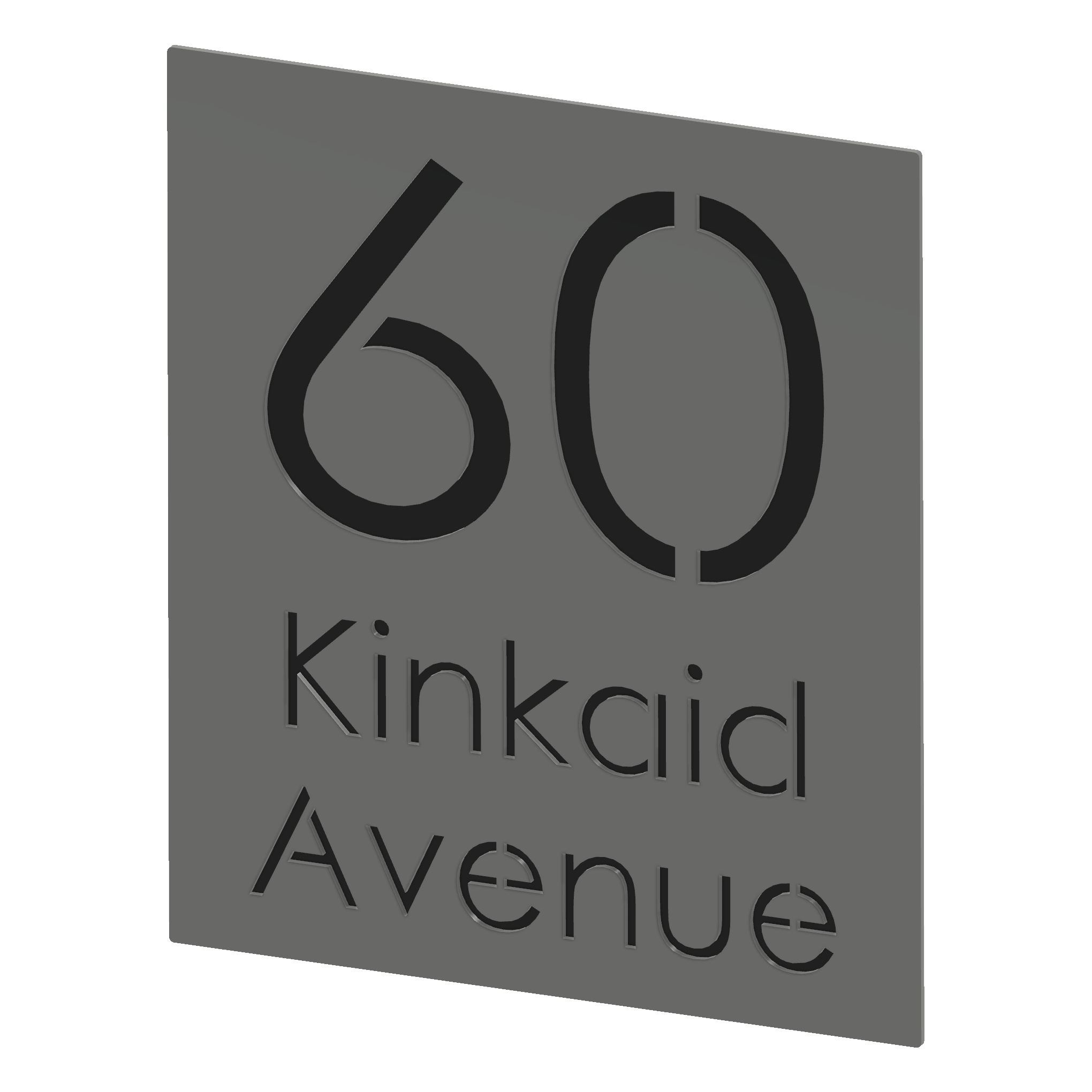 Custom Signage Plate