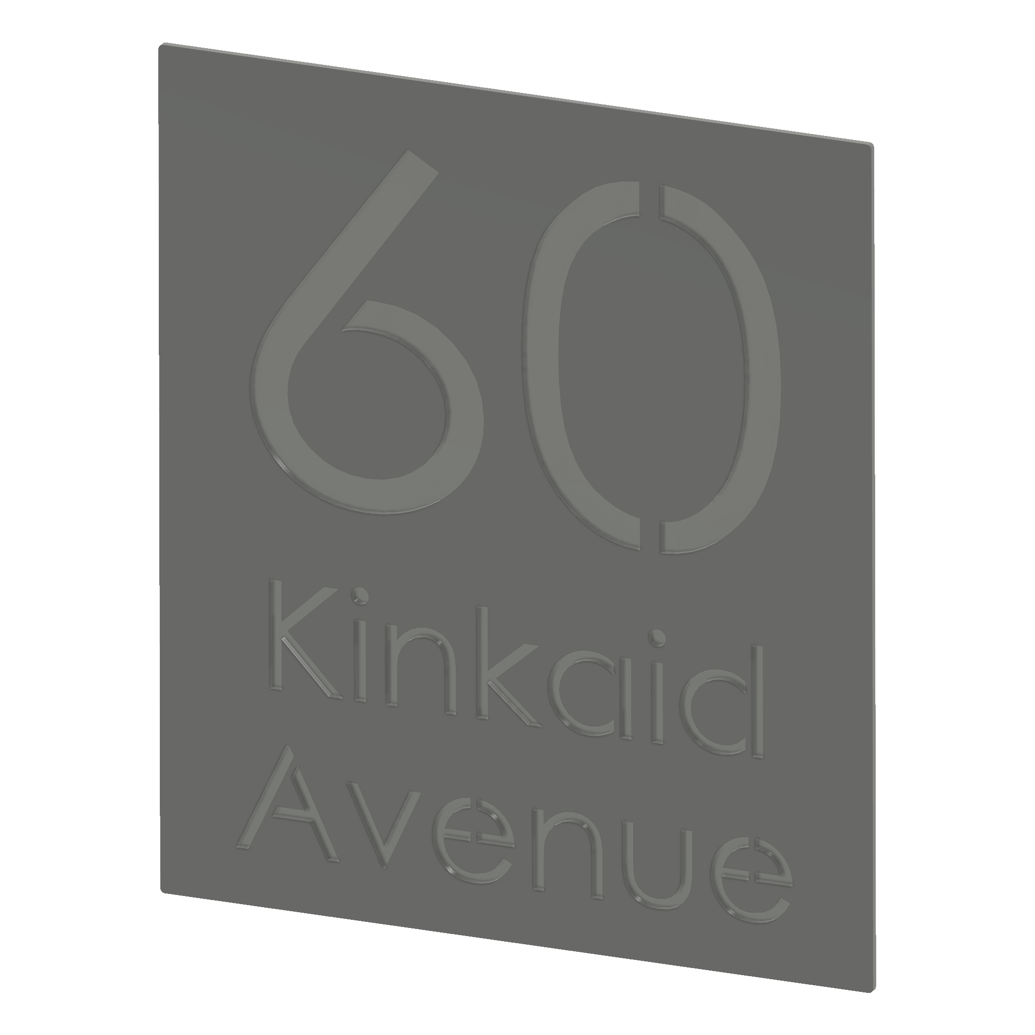 Custom Signage Plate