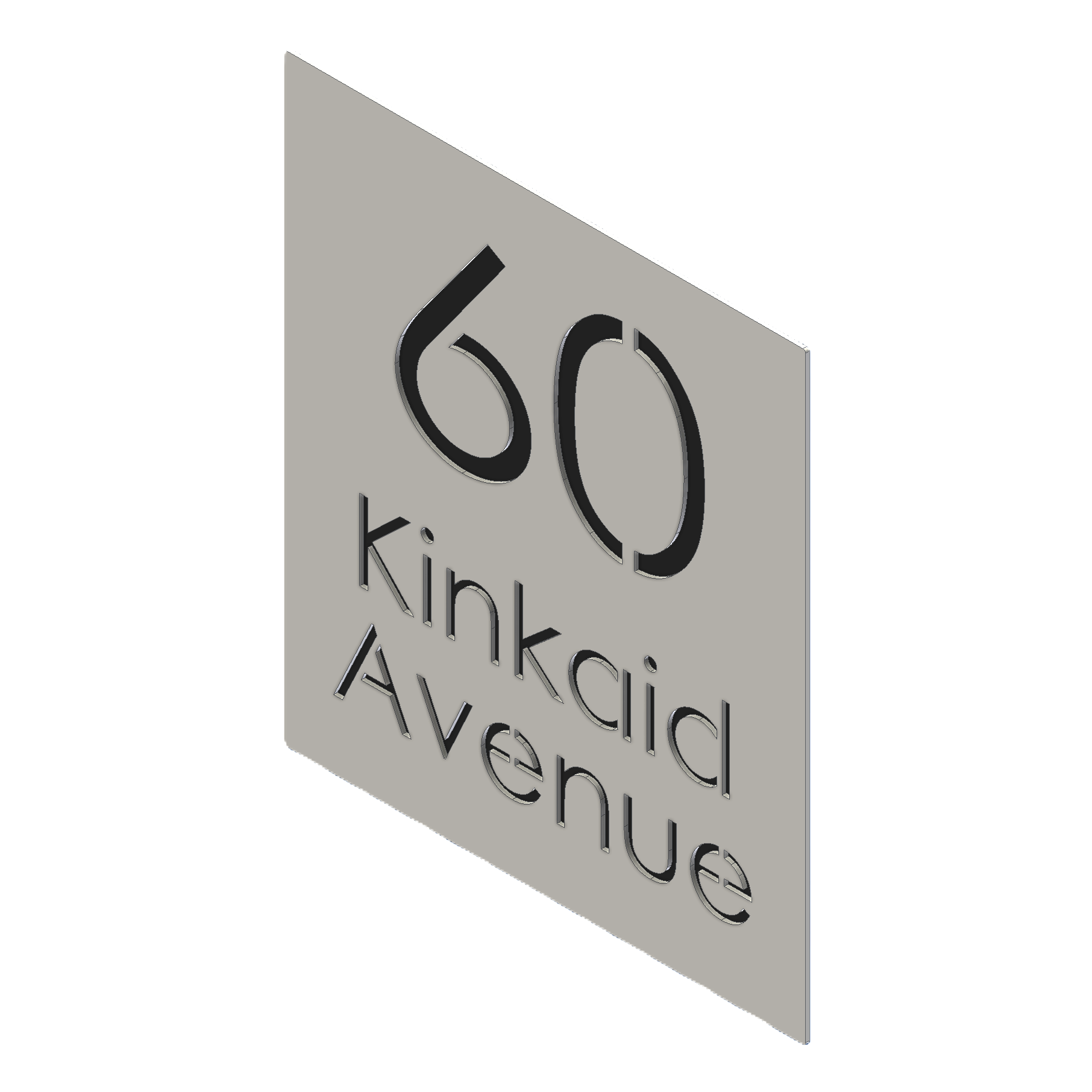 Custom Signage Plate
