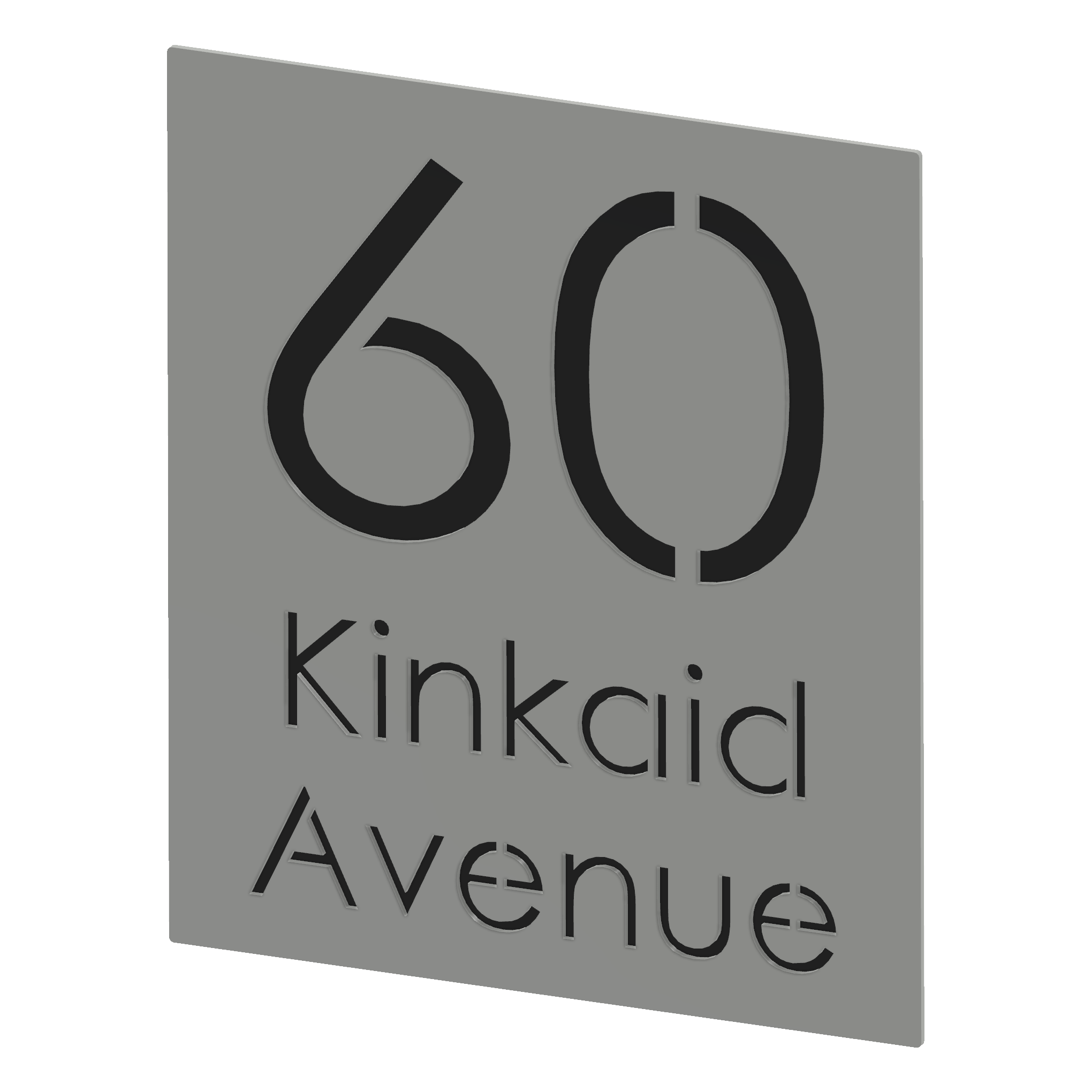 Custom Signage Plate