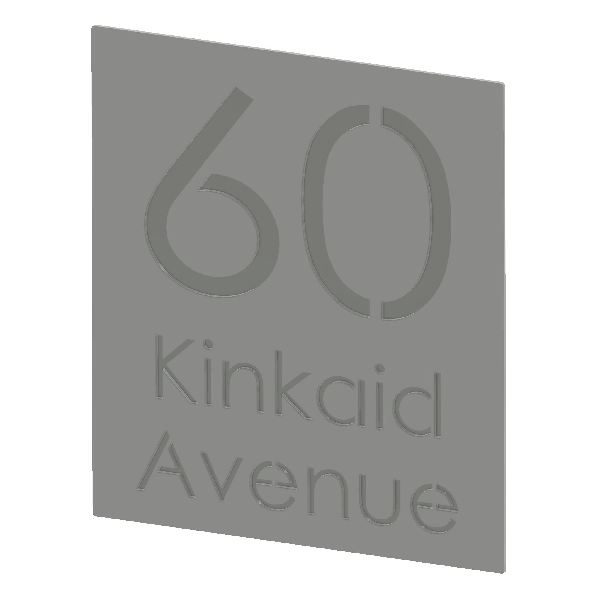 Custom Signage Plate