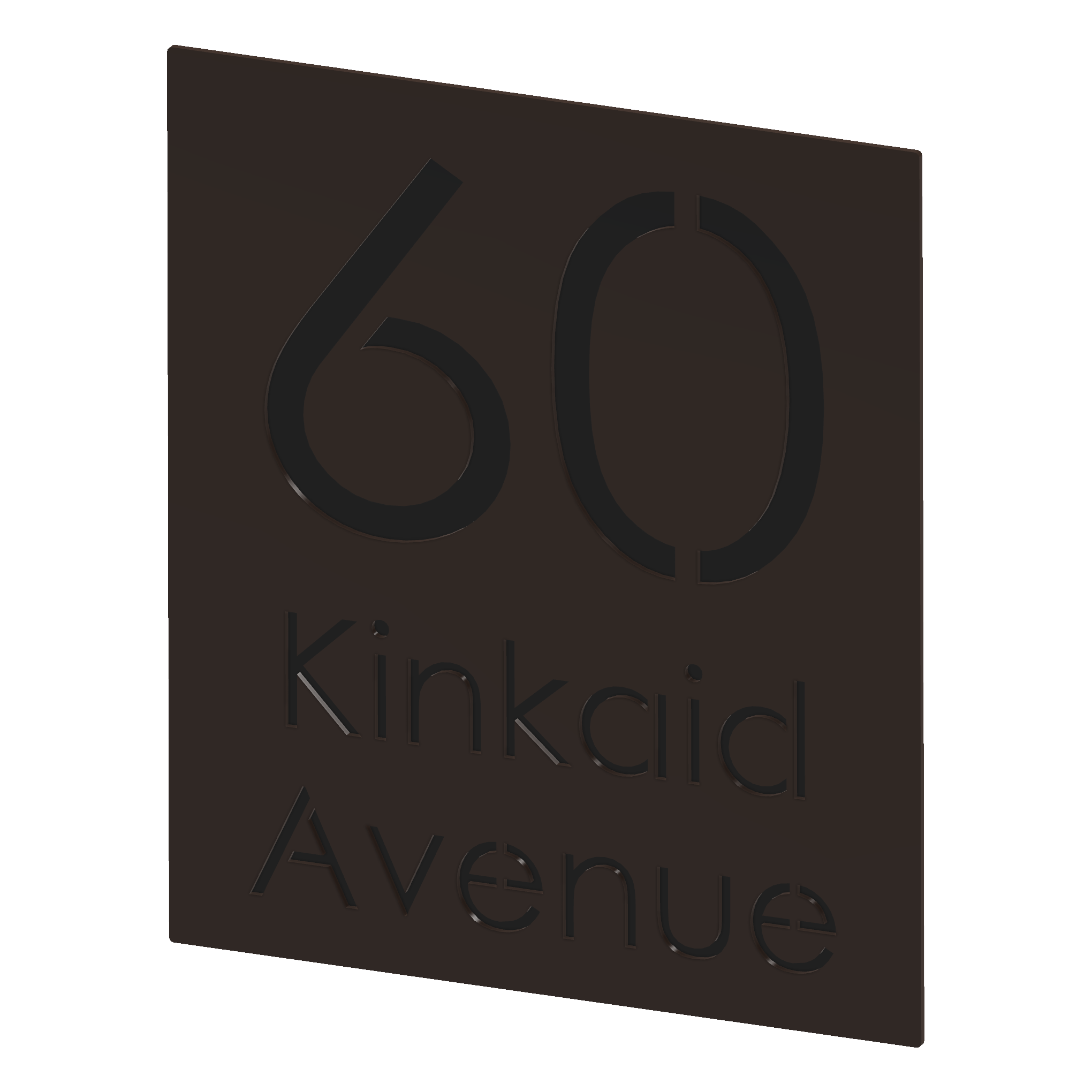 Custom Signage Plate