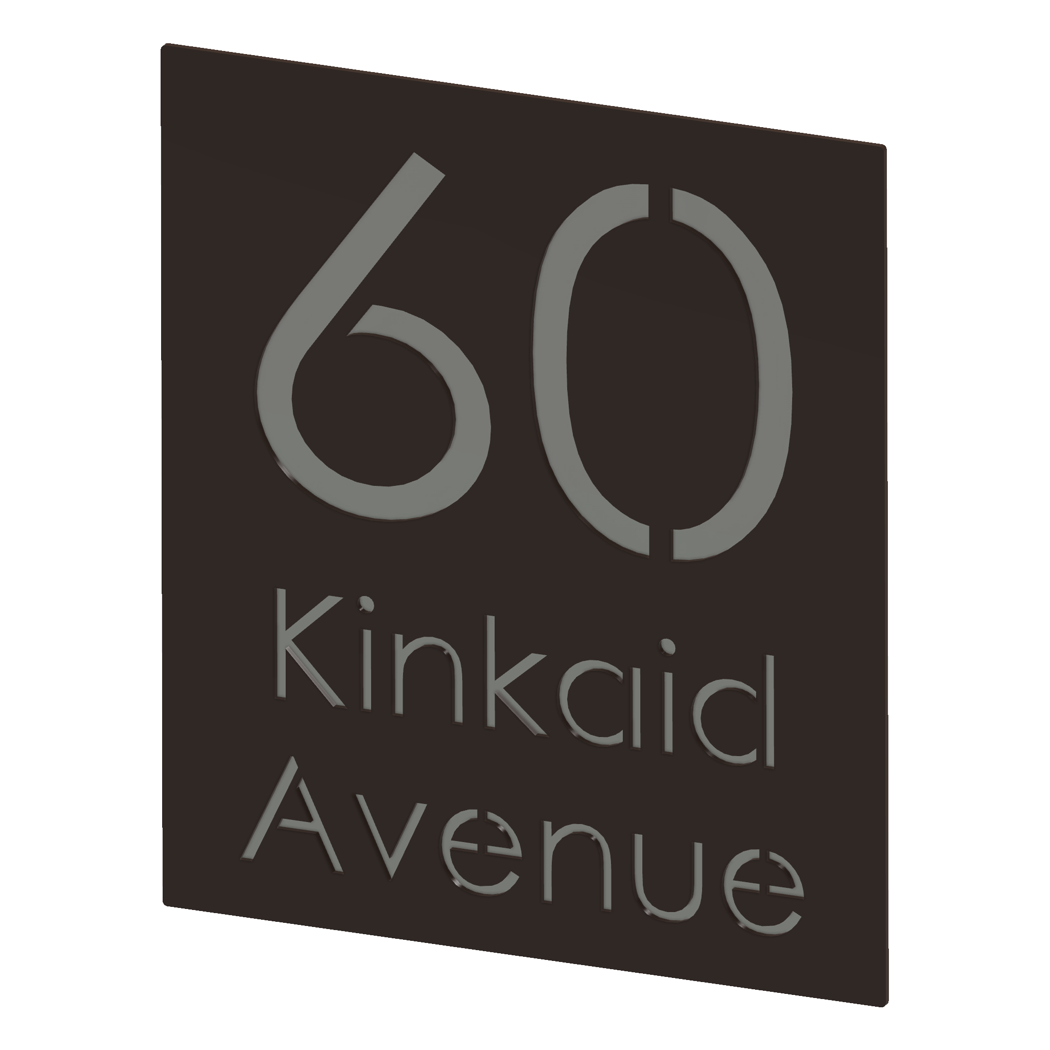 Custom Signage Plate