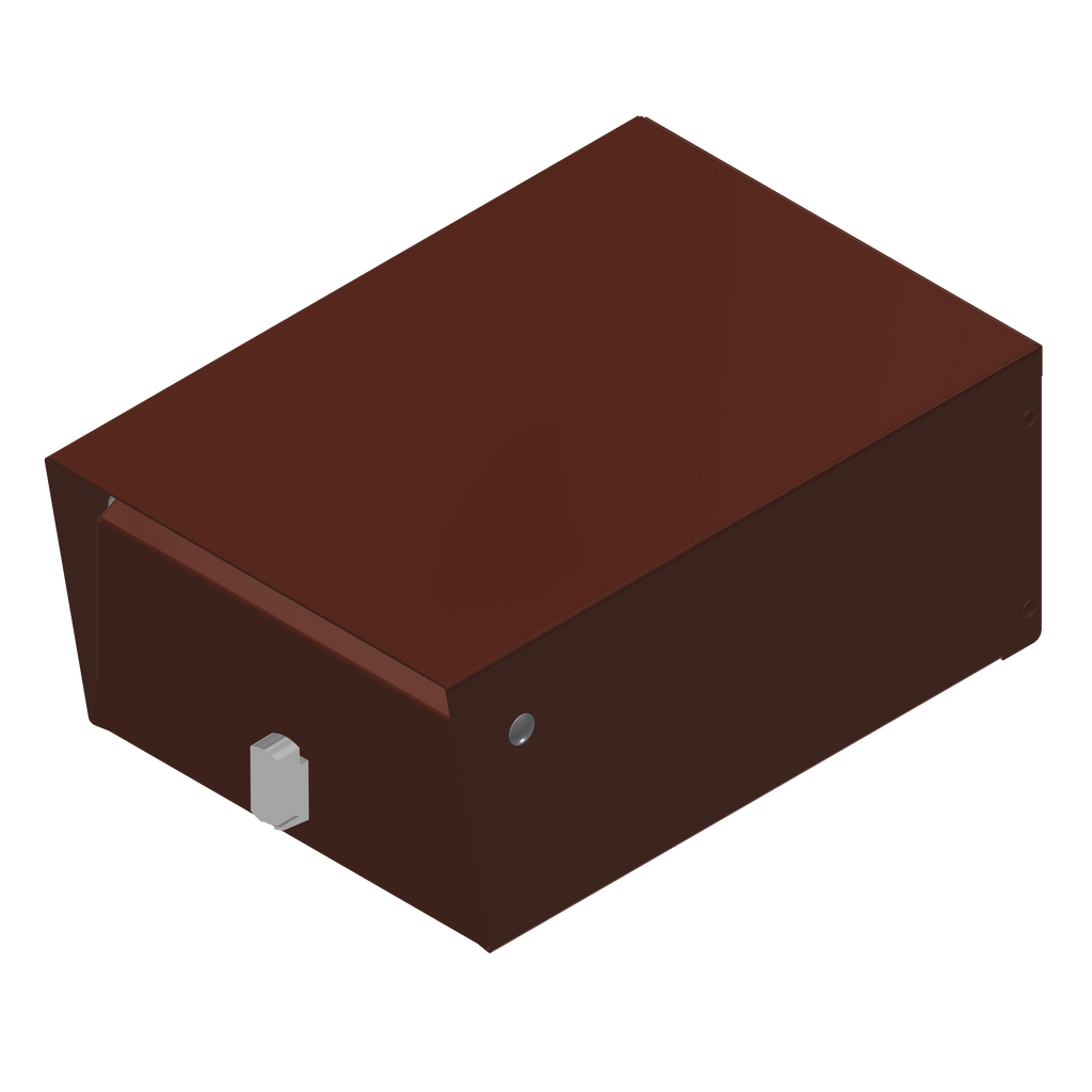 Vandal Resist Portrait Rear Opening Box