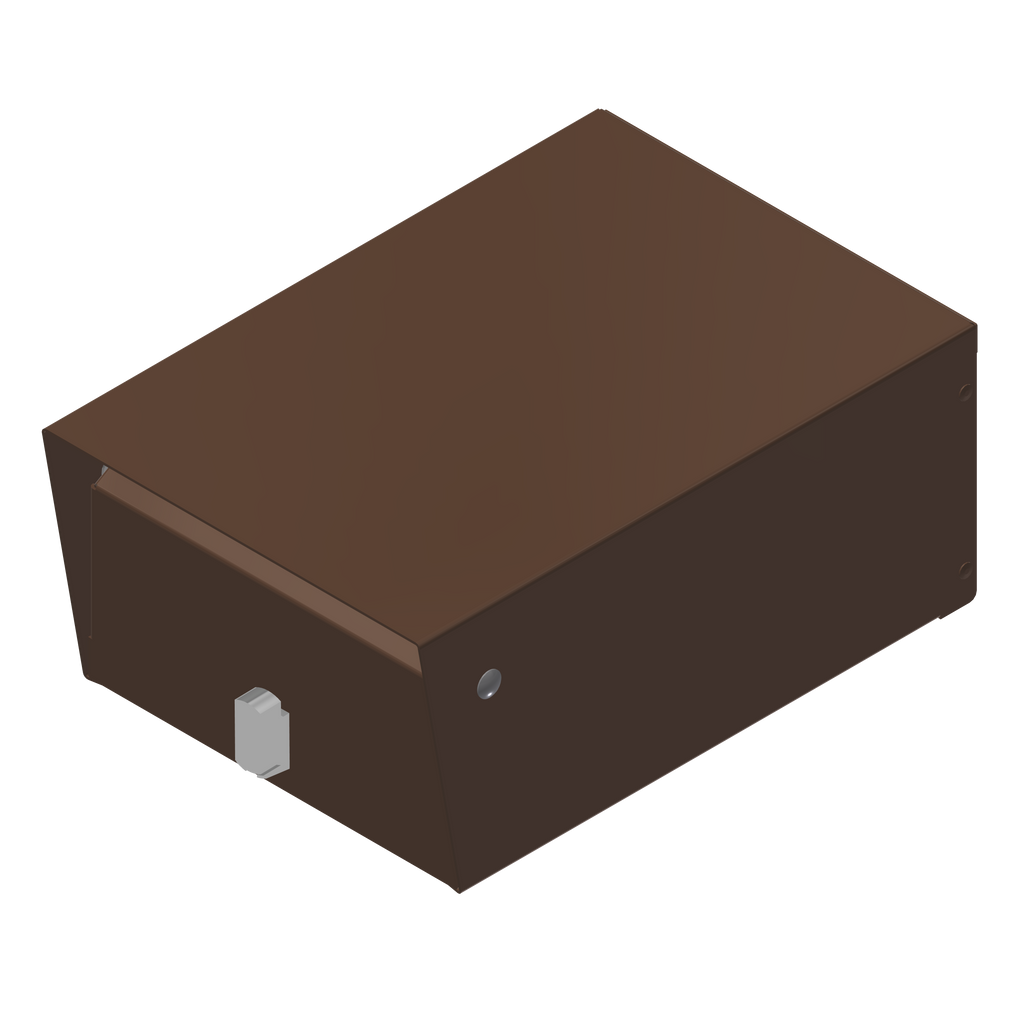 Vandal Resist Portrait Rear Opening Box