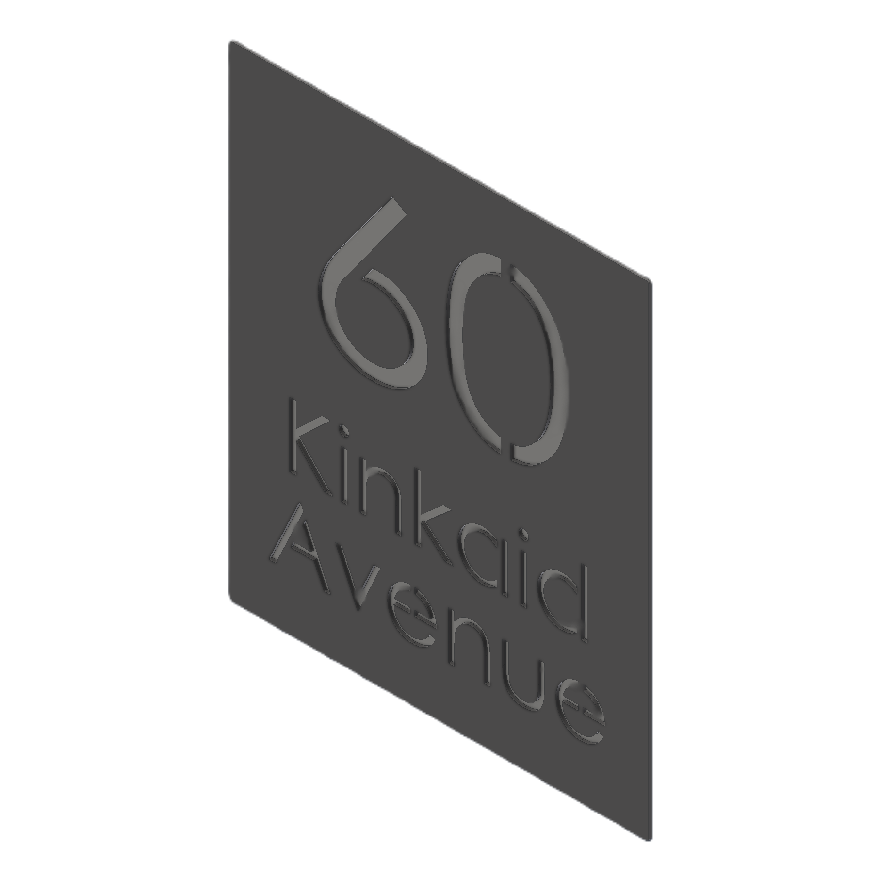 Custom Signage Plate