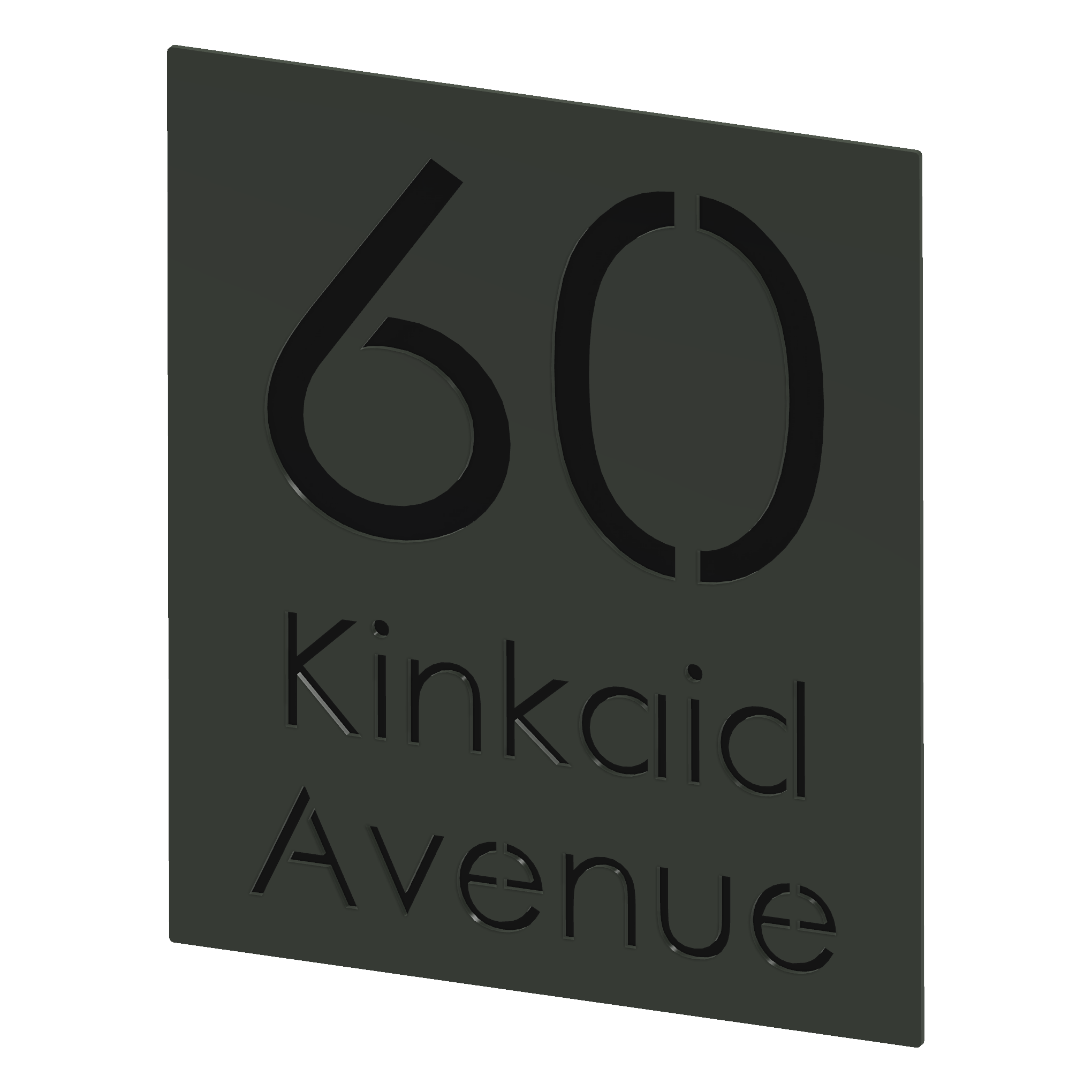 Custom Signage Plate