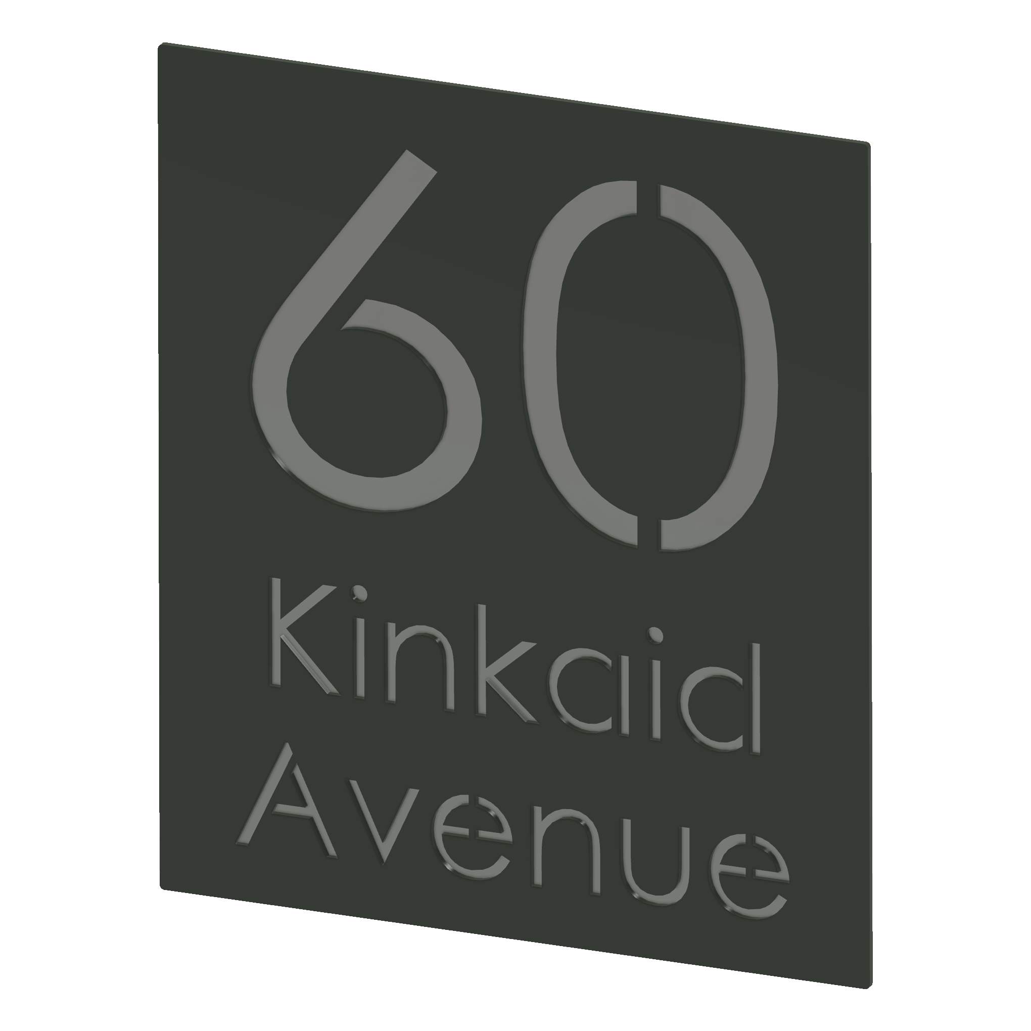 Custom Signage Plate