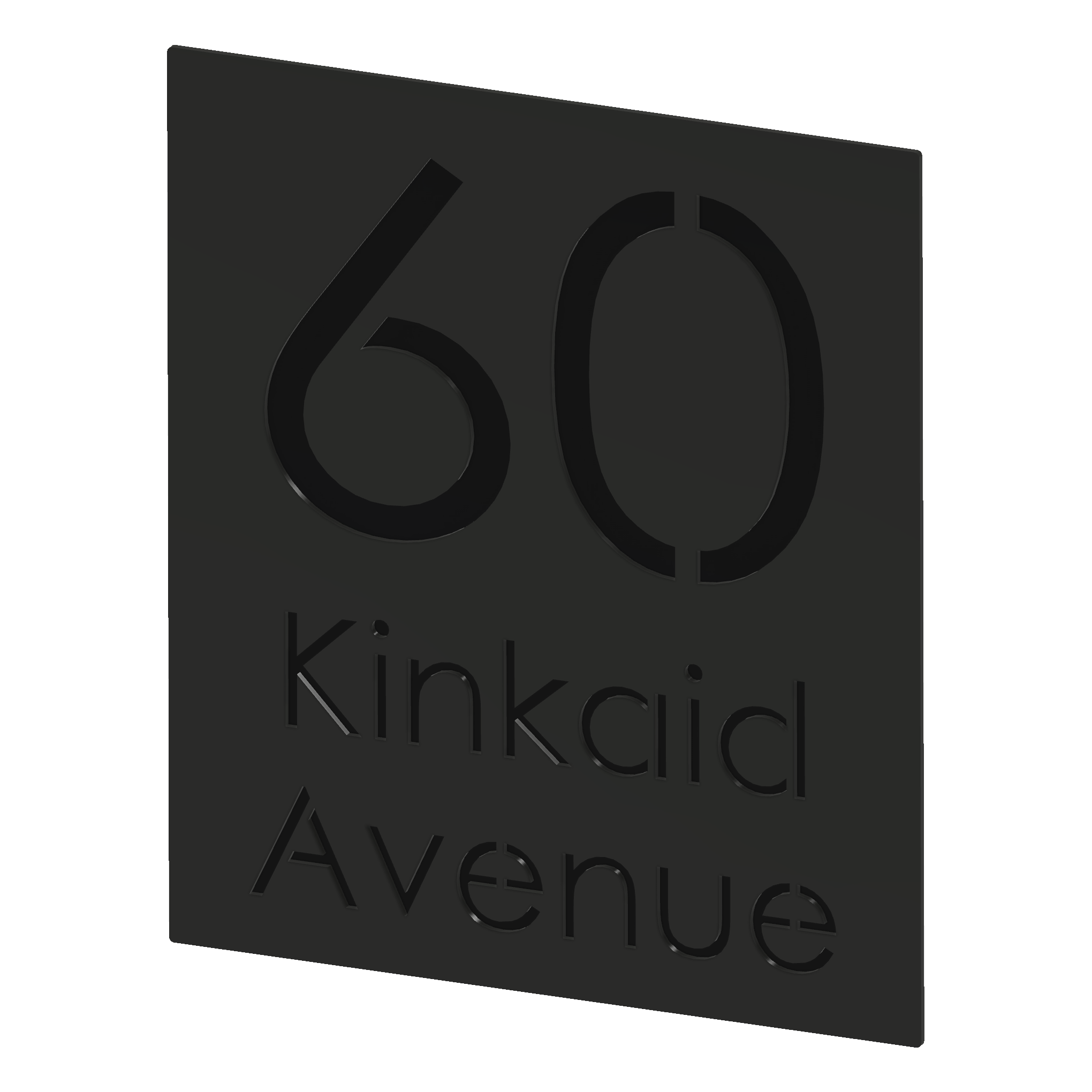 Custom Signage Plate