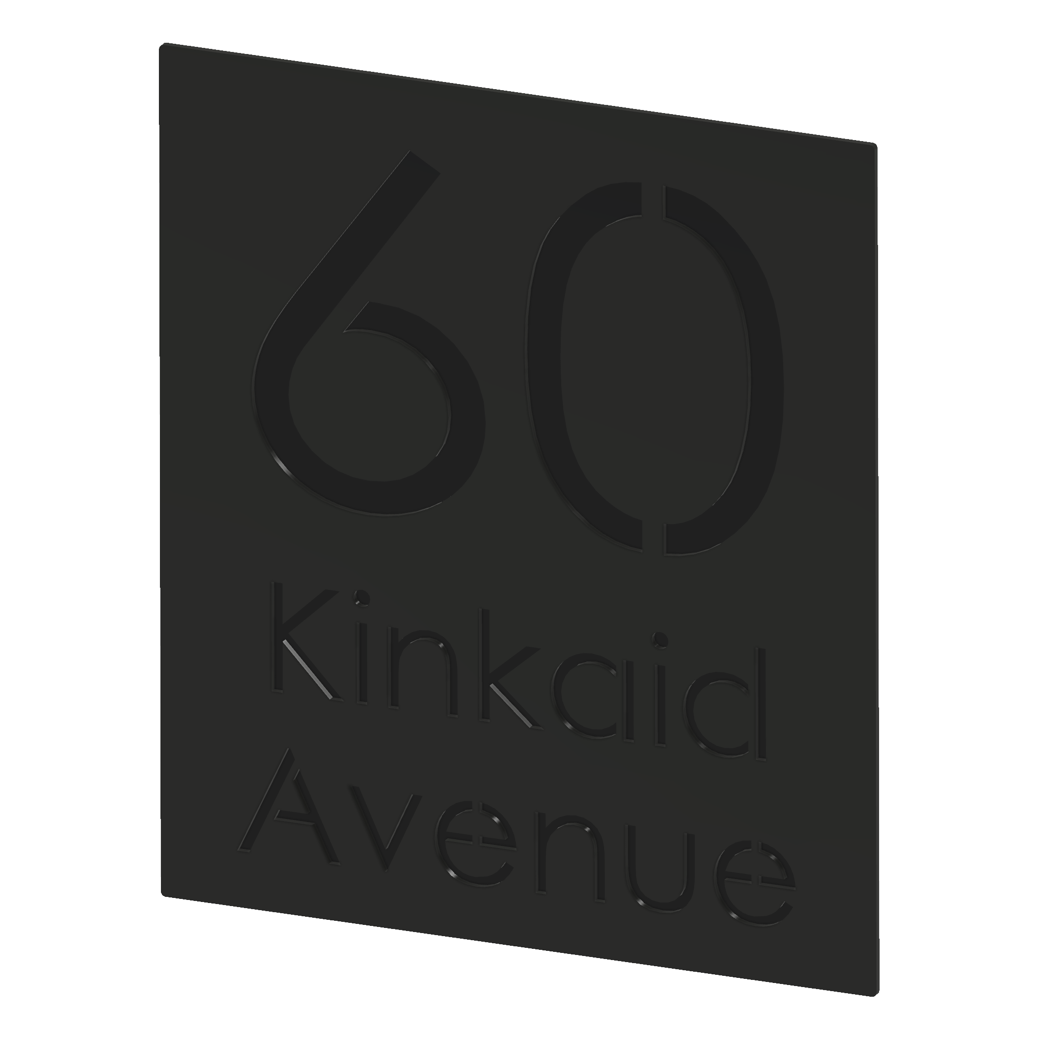 Custom Signage Plate