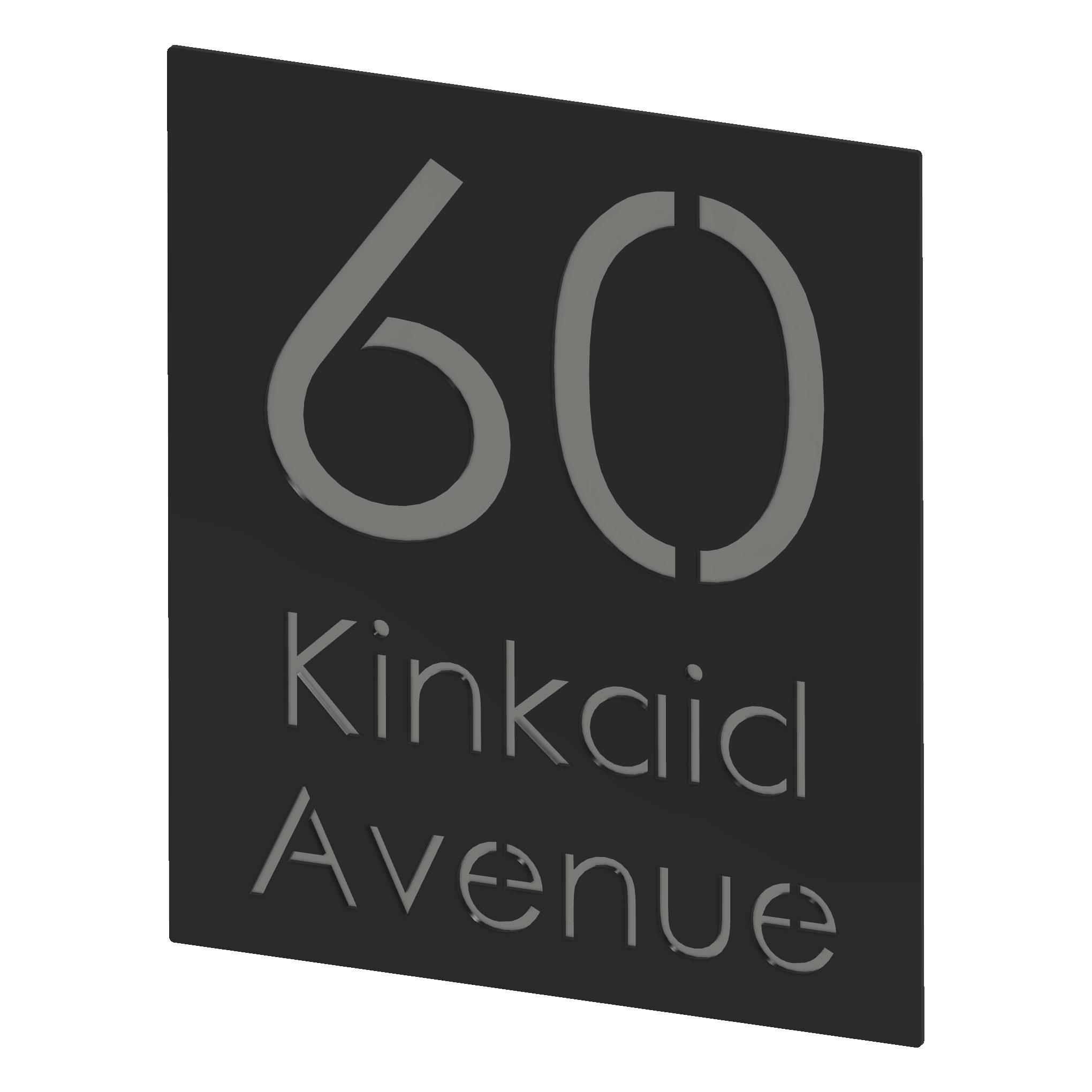 Custom Signage Plate