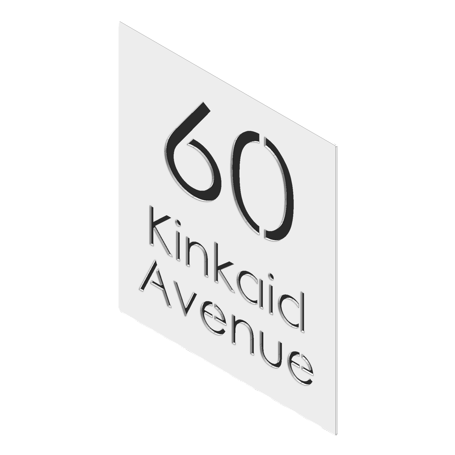 Custom Signage Plate