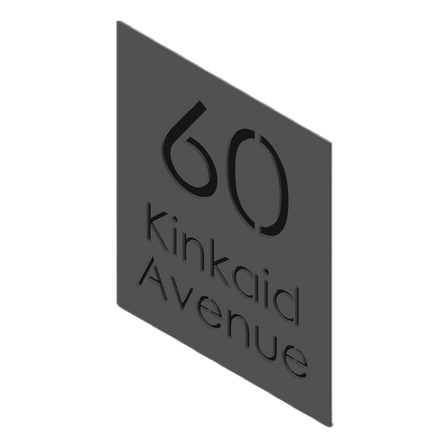 Custom Signage Plate