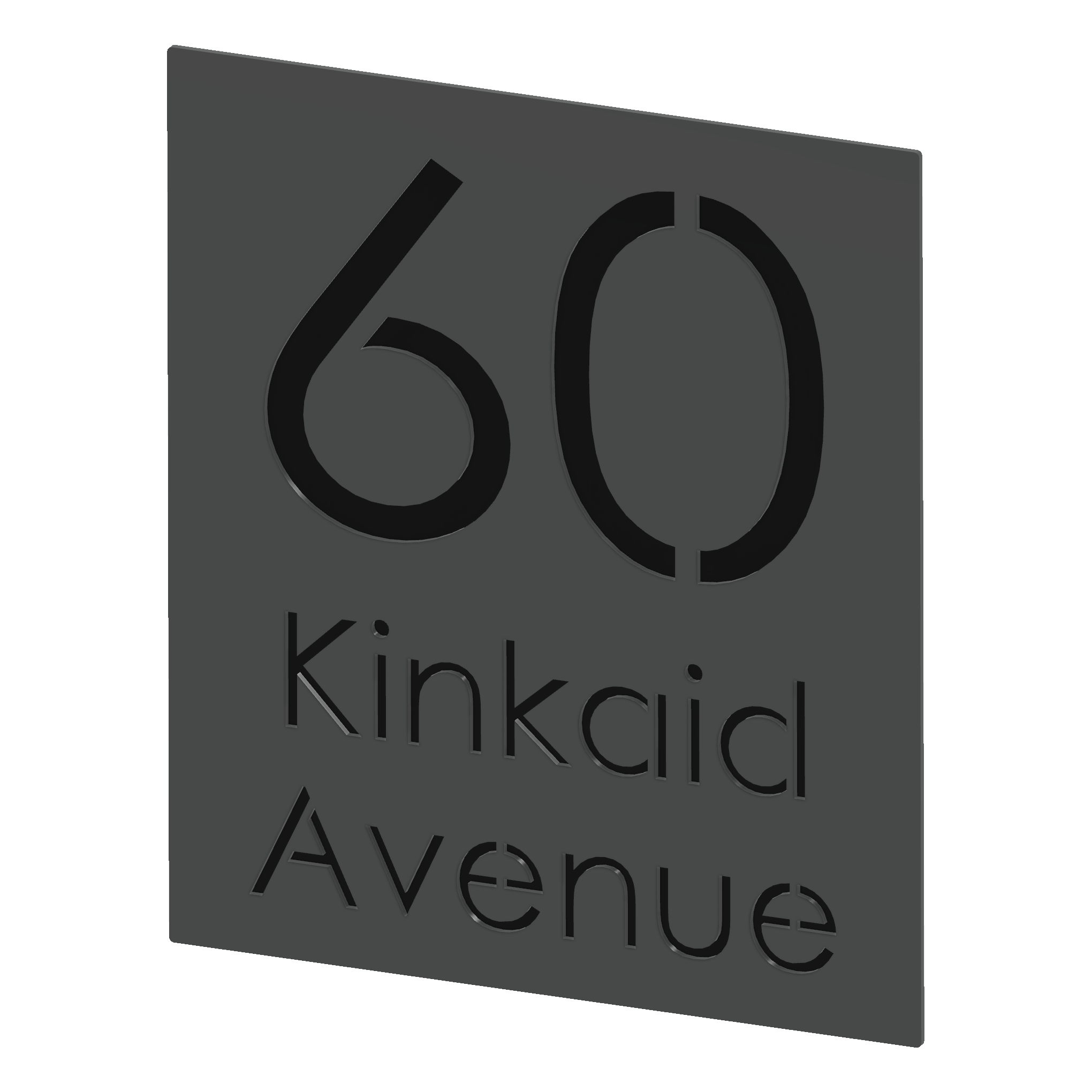 Custom Signage Plate