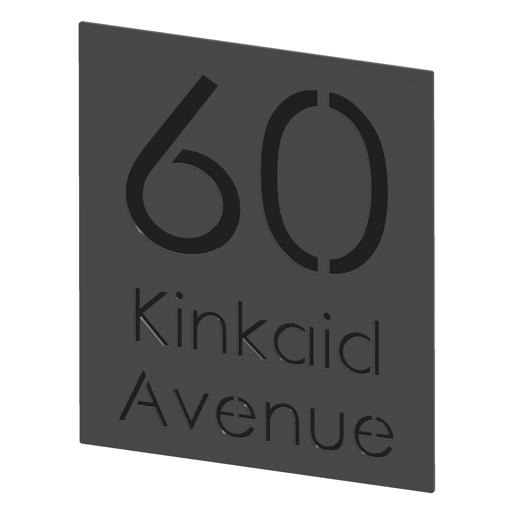 Custom Signage Plate