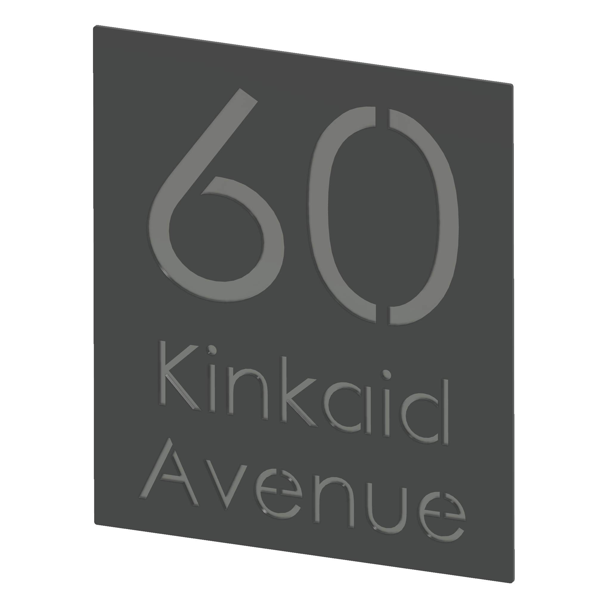 Custom Signage Plate