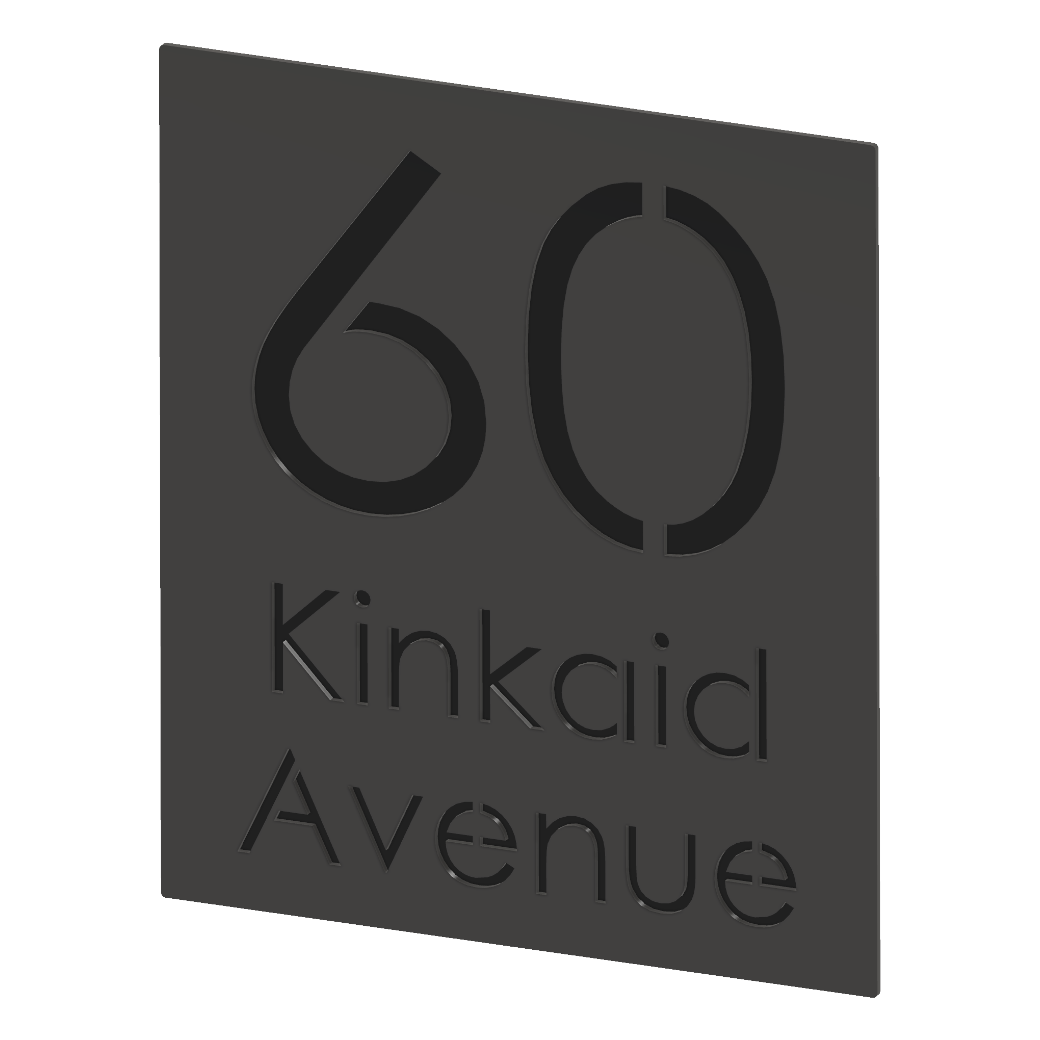 Custom Signage Plate