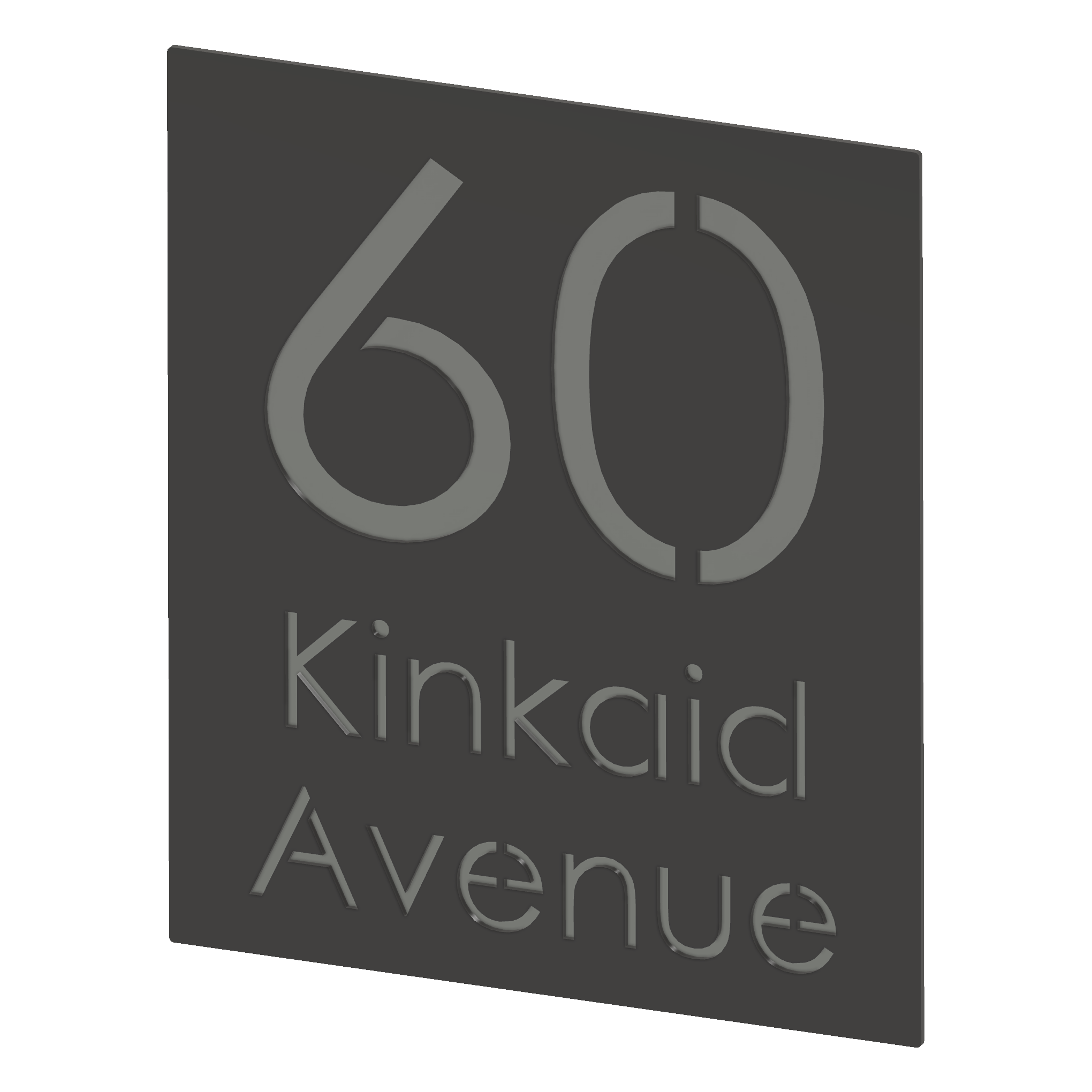 Custom Signage Plate