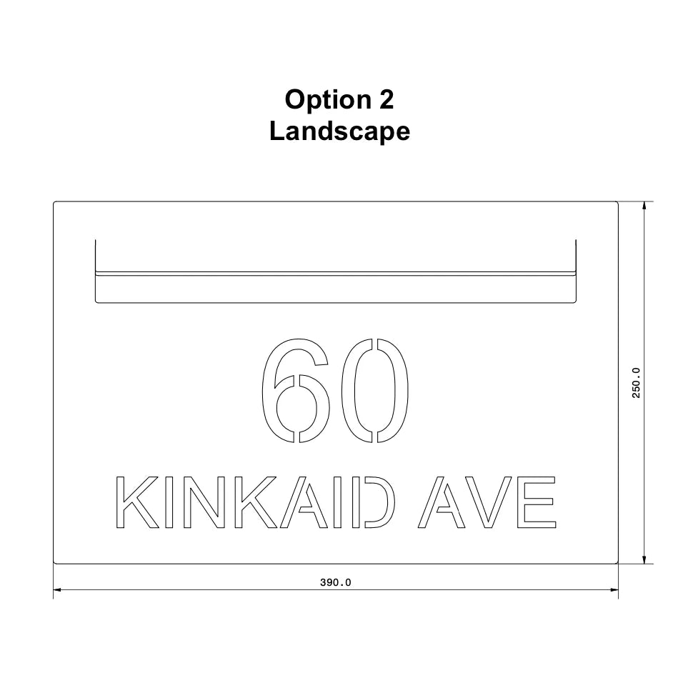 custom letterbox faceplate template option 2 landscape